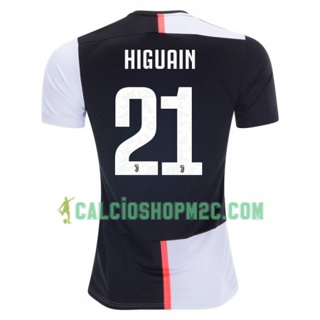 Juventus HIGUAIN 21 Maglia Prima 2019/2020 Manica Corta